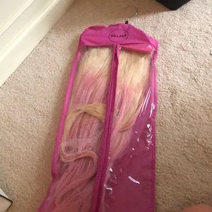 BELLAMI pink ombré hair extensions